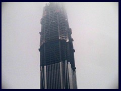 Pingan International Finance Centre, that will become Shenzhen's tallest building with 115 floors, standing 600m tall (twice as tall as the Eiffel Tower) upon completion in 2016. It already dominates the  Futian District.